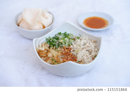 delicious chicken porridge as a background delicious chicken porridge as a background 115151868