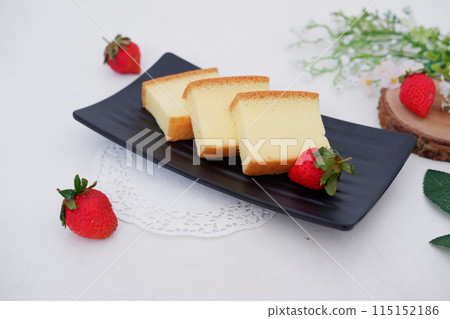 sliced cake with original taste as a background sliced cake with original taste as a background 115152186