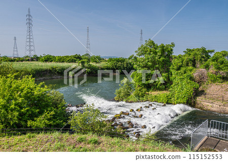 京都會伏見區密砂井堰至宇治川的水流 115152553