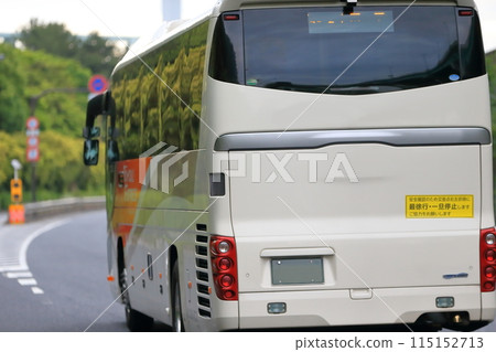 Large sightseeing bus 115152713