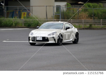 white domestic sports car 115152766