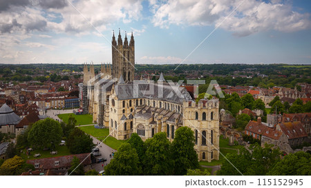 Flight around Canterbury Cathedral in United Kingdom 115152945