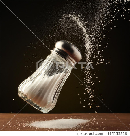 salt, seasoning, sodium chloride, table salt, sea salt, kosher salt, rock salt, iodized salt, Himalayan salt, salt crystals, cooking ingredient, food preservative, flavor enhancer, brine, salt shaker, 115153228