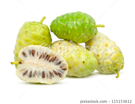 Noni or Morinda fruits isolated on white.jpg Noni or Morinda fruits isolated on white.jpg 115153612
