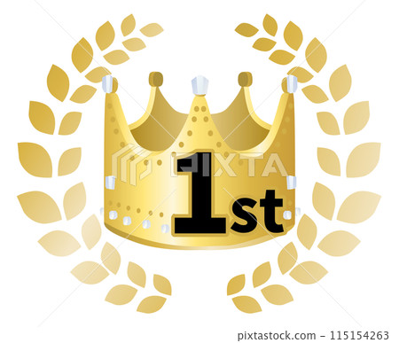 1st place ranking icon illustration 1st place ranking icon illustration 115154263