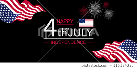 True Captivating Beautiful And Stunning Vector EPS And JPG Design for the July 4th Celebration 115154353