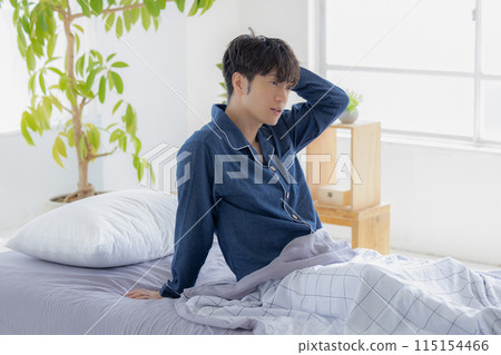 A waking-up man A waking-up man 115154466
