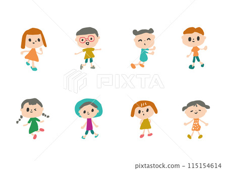 Children's illustration set 115154614