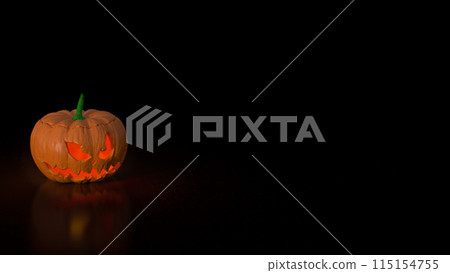 The jack o lantern for halloween or holiday...-插圖素材 [115154755] - PIXTA圖庫