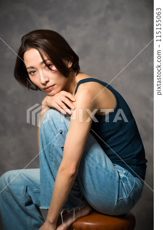female, lady, woman 115155063