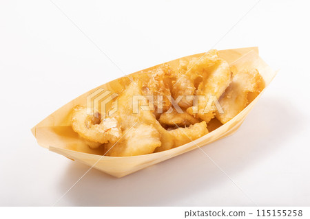 Deep fried sea bass 115155258