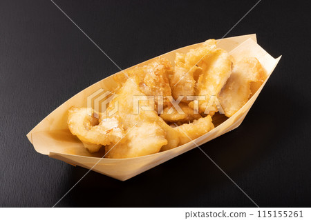 Deep fried sea bass 115155261