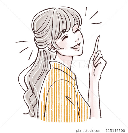 Illustration material of women and girls Illustration material of women and girls 115156500