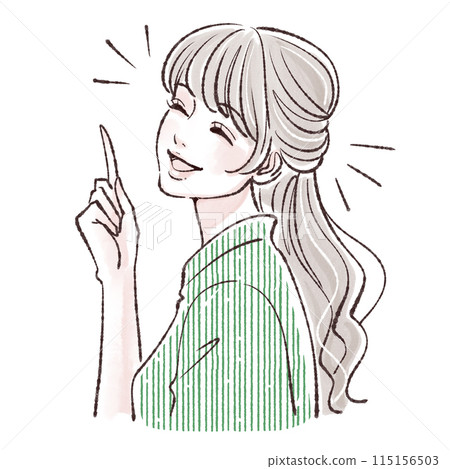 婦女和女孩插畫素材 婦女和女孩插畫素材 115156503