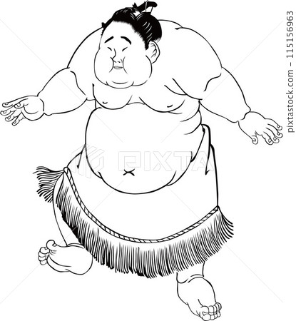 Ukiyo-e Sumo wrestler No. 57 Ukiyo-e Sumo wrestler No. 57 115156963