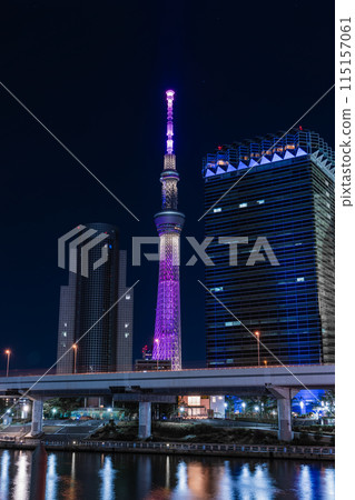 Night view from Asakusa, Tokyo 115157061