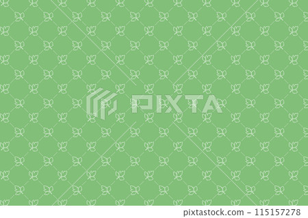 Pattern featuring the motif of angelica, the raw material for green juice 115157278