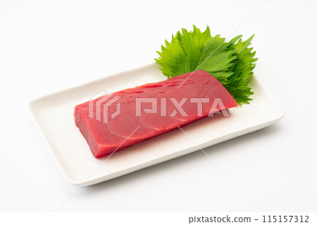 Bluefin tuna lean meat Bluefin tuna lean meat 115157312