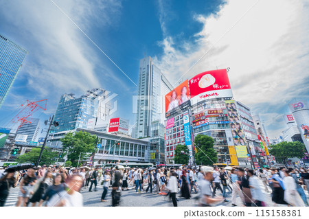 "Tokyo" Shibuya Scramble Crossing, Shibuya Ward 115158381