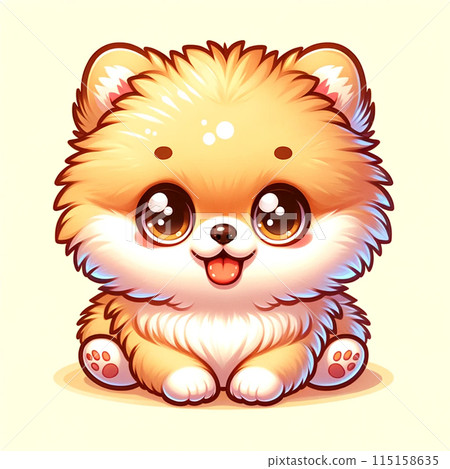 Cute little puppy 115158635
