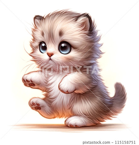 可愛的小貓 115158751