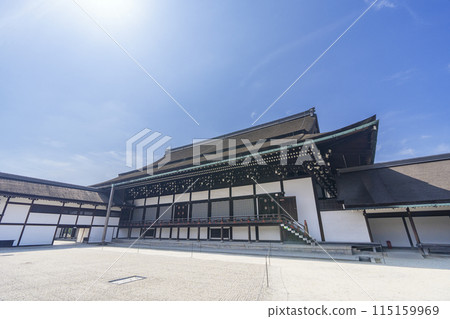 從清靈殿東花園看京都禦所清代殿 115159969