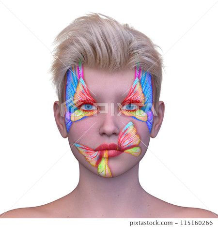 Close-up CG of a woman's face, game, 3d, 3dcg, person, woman, girl, face, makeup, make-up, facial expression, model, portrait Close-up CG of a woman's face, game, 3d, 3dcg, person, woman, girl, face, makeup, make-up, facial expression, model, portrait 115160266