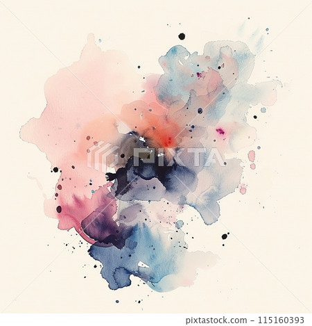 Grunge watercolor spots, blots. Grunge watercolor spots, blots. 115160393