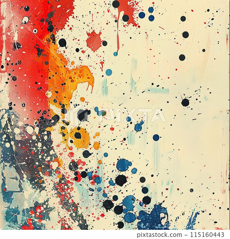 Bright watercolor spots, blots on sheets of paper. Bright watercolor spots, blots on sheets of paper. 115160443