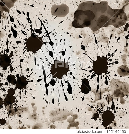 Grunge watercolor spots, blots. 115160460