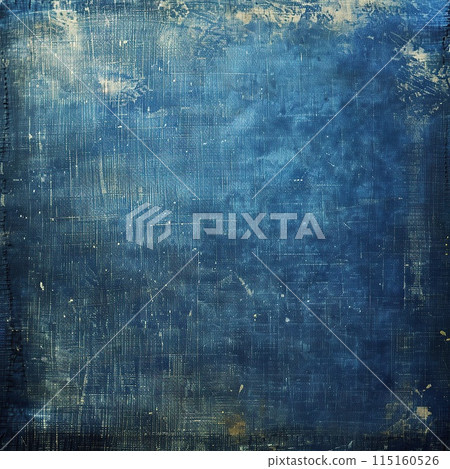 The texture of old, blue denim as a background. The texture of old, blue denim as a background. 115160526