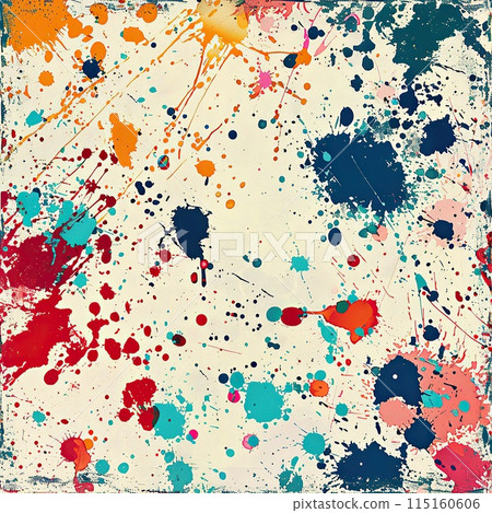 Bright watercolor spots, blots on sheets of paper. 115160606