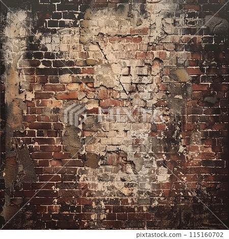 Grunge brick texture of an old wall as a background. 115160702