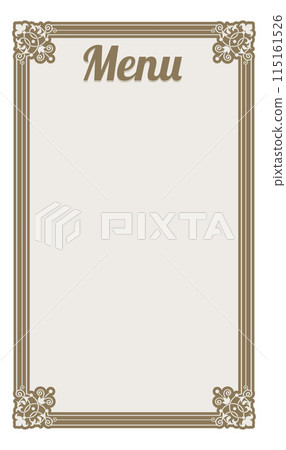 Menu Frame Border Background Menu Frame Border Background 115161526