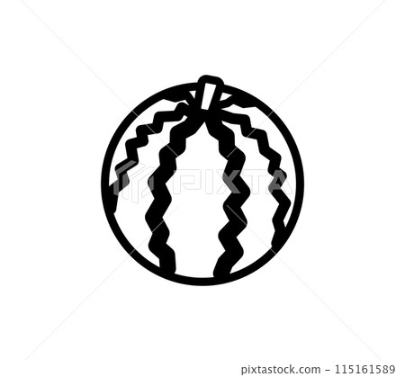 Simple watermelon illustration Simple watermelon illustration 115161589