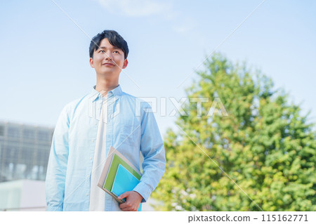 Smiley college student Smiley college student 115162771