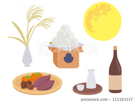 賞月祭品插圖 賞月祭品插圖 115163337
