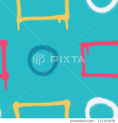 Seamless pattern of hand drawn vector brickwork texture. Vector illustration 115163656