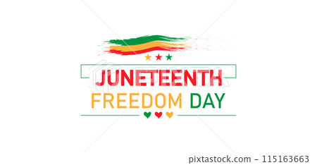 True Captivating Beautiful And Stunning Vector Design for Juneteenth Freedom Day Celebration 115163663