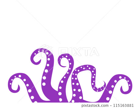 Octopus tentacles design vector illustration 115163881