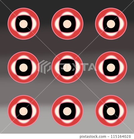 set of colorful buttons set of colorful buttons 115164028