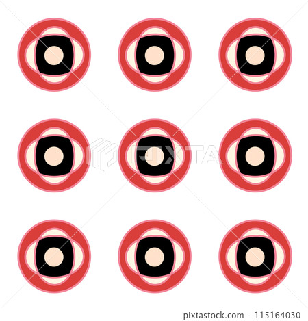 set of colorful buttons 115164030