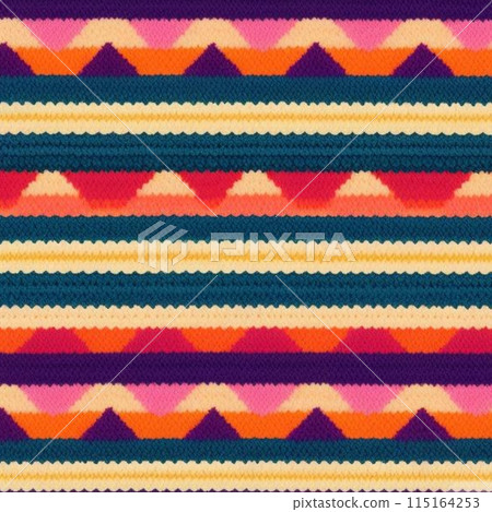 colorful striped seamless pattern with different colors 115164253