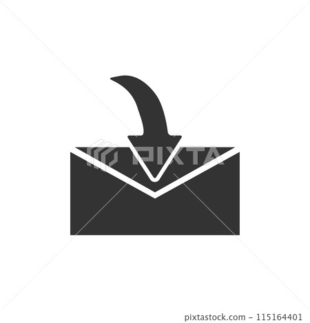 Envelope icon flat Envelope icon flat 115164401