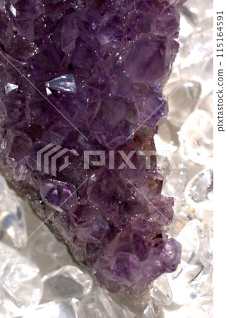 Amethyst Power Stone Close-up Amethyst Power Stone Close-up 115164591