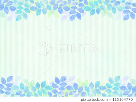Fresh green background illustration with watercolor touch 115164770