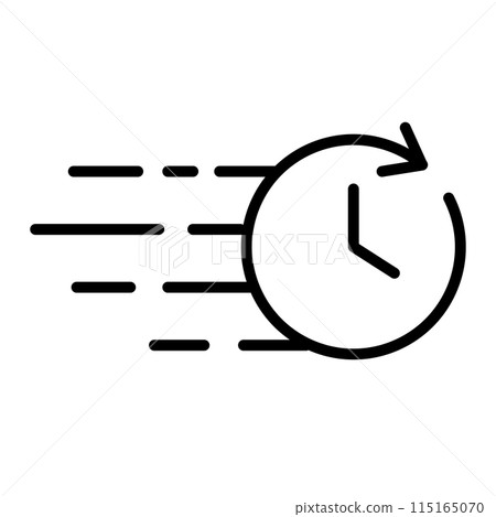 An icon that indicates time is passing quickly. An icon that indicates time is passing quickly. 115165070