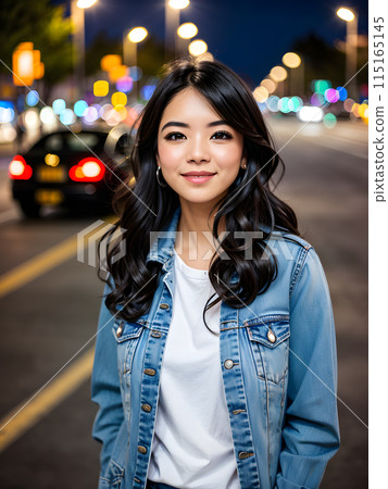 girl in city 115165145