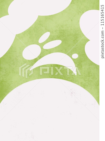 Rabbit message card (green) Rabbit message card (green) 115165415