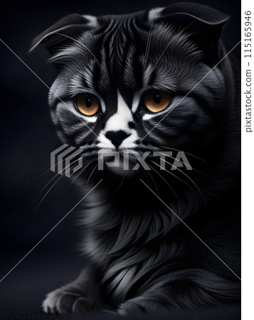 Scottish fold cat 115165946